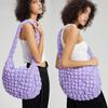 Сумка-тоут Clouds Pleated Crossbody женская, большая вместимость, легкая, сумка Diamond Dumpling, сумка Feather, стеганая сумка через плечо