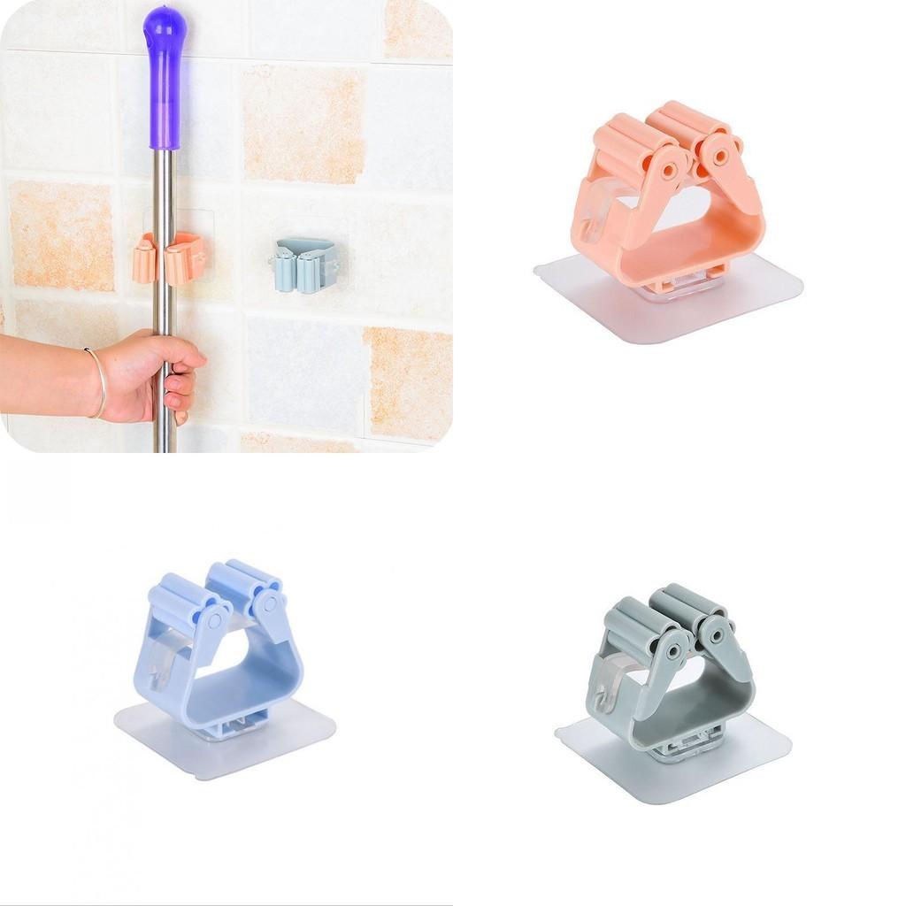 Универсальный настенный держатель для швабры с прочной нескользящей конструкцией для эффективного хранения