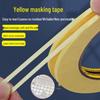 High-Viscosity Yellow Crepe Paper Tape for Automotive Spray Paint and Seam Beautification