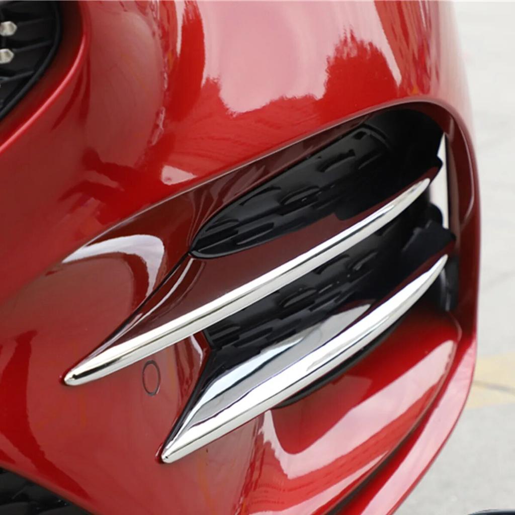 Для Mercedes Benz A Class W177 A180 A200 передняя противотуманная фара, накладка, наклейка, наклейка из АБС-пластика, хромированные аксессуары, Стайлинг автомобиля, 4 шт./компл.