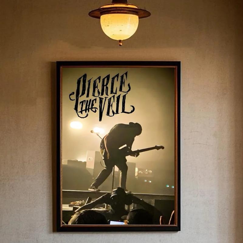 Pierce The Veil Группа Столкновение С Небом Постер HD арт липкая стена водонепроницаемый дом гостиная спальня бар эстетическое украшение
