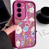 Чехол для телефона с принтом полевых цветов для Samsung S24 S23 Ultra S22 Plus S21 S20 FE A55 A54 A53 A52 A35 A34 A15 A14, противоударный мягкий силиконовый чехол