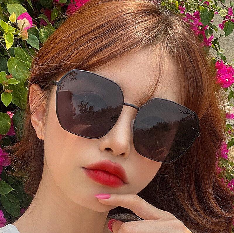 Новые женские солнцезащитные очки, женские модные солнцезащитные очки в корейском стиле, женские солнцезащитные очки с защитой от ультрафиолета