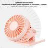 3 Gears Portable Solar Fan Adjustable Small Air Cooler Convenient Clip On Mini Fan  Travel