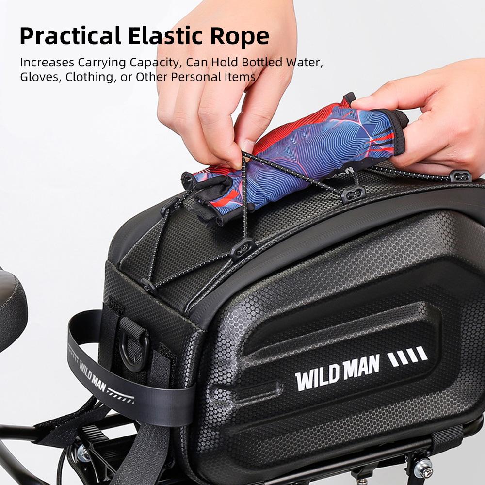 Велосипедная сумка Многоцелевой дизайн Сумка для горного велосипеда Сумка для аккумулятора электровелосипеда Задняя стойка для хранения велосипеда Багажник для велосипедов Сумка для электровелосипедов