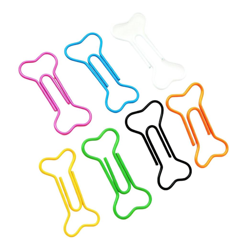 Colorful Animal-Shaped Paper Clips - Cute, Plastic-Coated Bookmarks for Students