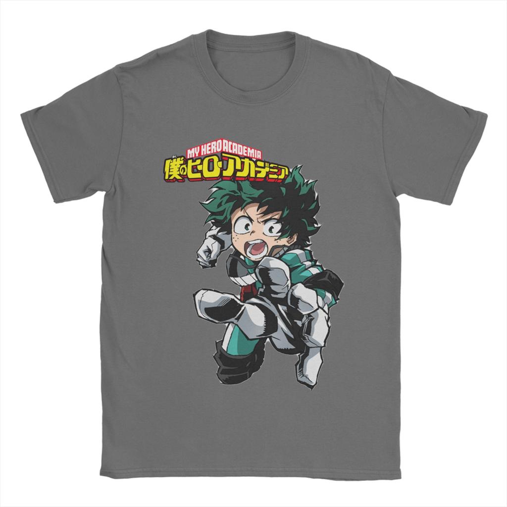 My Hero Academia Deku T-Shirt Unisex 100%Cotton Tops Funny  O-neck Short Sleeve