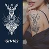 GH Hot Sale Waterproof Long Lasting Temporary Tattoos Stencil Body Art Arm Chest Leg Shoulder Tattoo Stickers for Girl Men Women