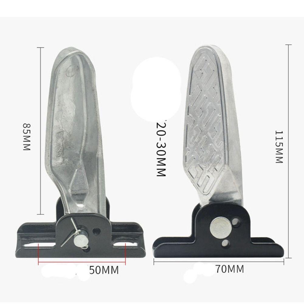 1 пара алюминиевых сплавов для модификации ног, 3 стиля, педаль для ног, общие электромобили