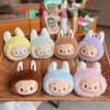 1 Piece Cute Model Doll Bag Pendant Labubu The Monsters Figure Plush Toy Keyring Decor Collection Keychain Kid Birthady Gift
