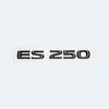 ABS Letters ES200 ES240 ES250 ES300h ES350 Glossy Black Emblem Car Trunk Badge Modified Upgraded Sticker for Lexus ES Series VH6