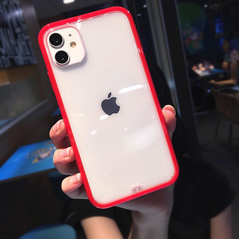 Противоударный бампер, прозрачный силиконовый чехол для телефона для Iphone 13 12 11 Pro Max X Xr Xs 12pro, мягкий ТПУ, прозрачная задняя крышка