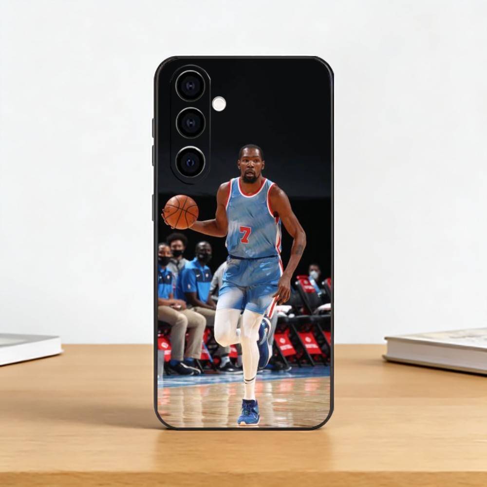 Basketball Sports Kevin Durant Phone Case For Samsung Galaxy A73,A72,A71,A70,A53,A52,A51,Others Soft Black Cover