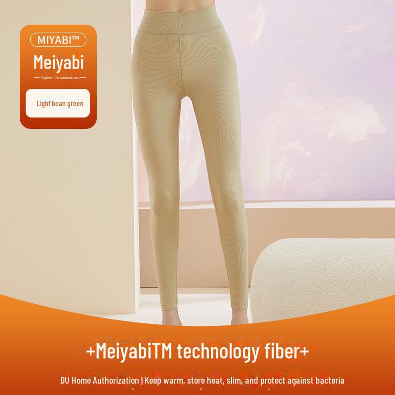 Комплект женского термобелья Meiyabi: Верх и низ из утолщенного немецкого бархата с функцией самонагрева для осени.