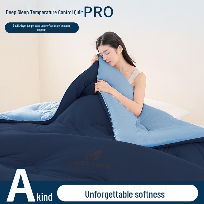 Knitted Cotton Cloud Quilt: Deep Sleep, Warm & Soft for All Seasons