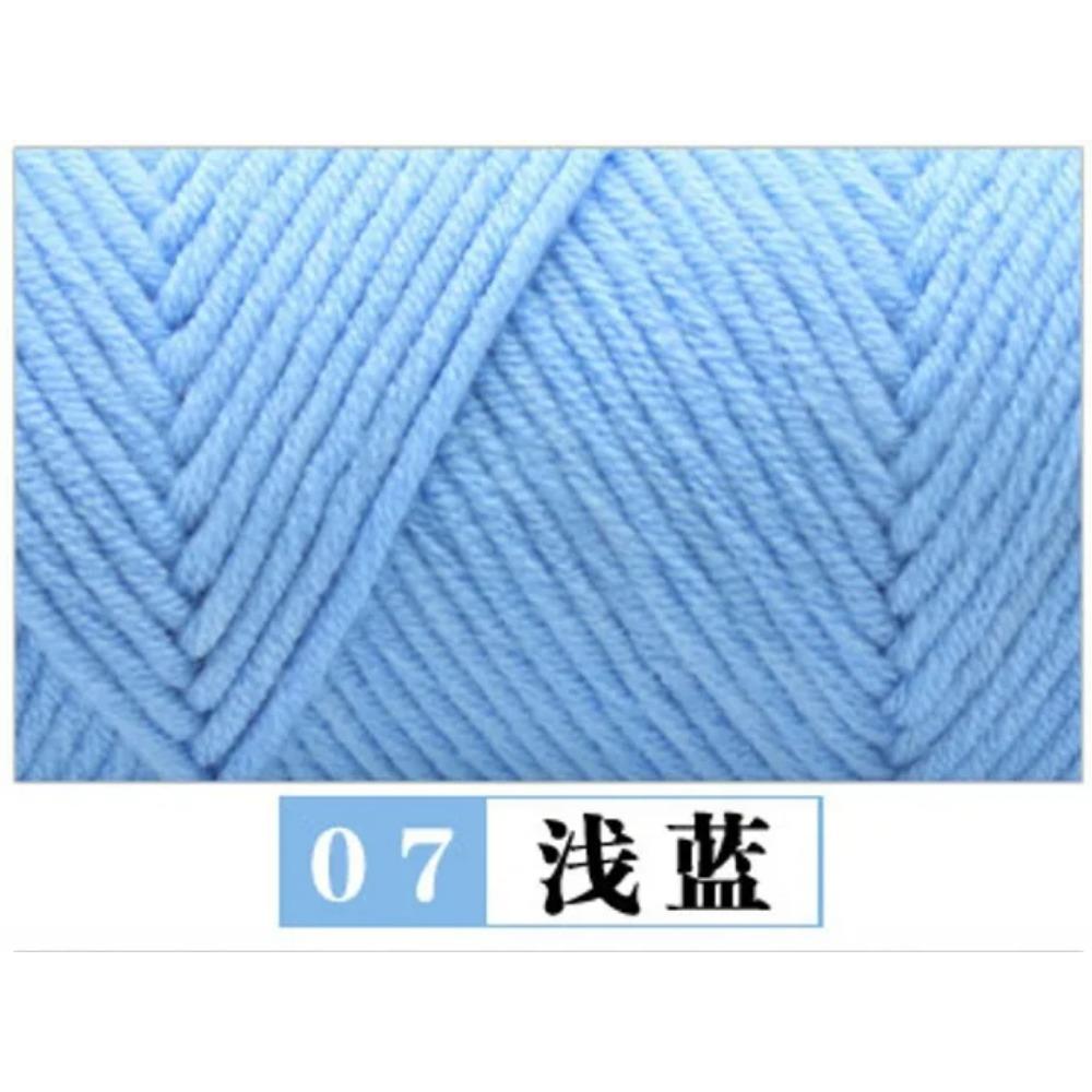 100 г Пряжа Pure Colour Lover Мягкая молочная хлопковая пряжа Шерстяная пряжа 8 сложений Нить для вязания шарфа Шерсть Ручная работа DIY Шарфы Подарок