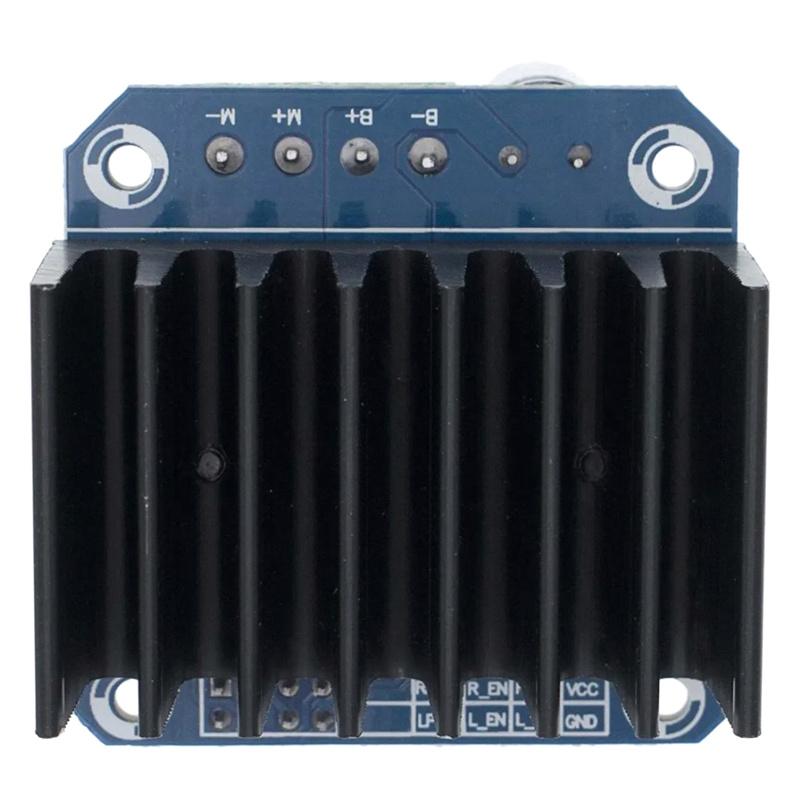 Мощный интеллектуальный модуль управления двигателем транспортного средства BTS7960 43A Ограничение тока Управление Полупроводниковое охлаждение приводом