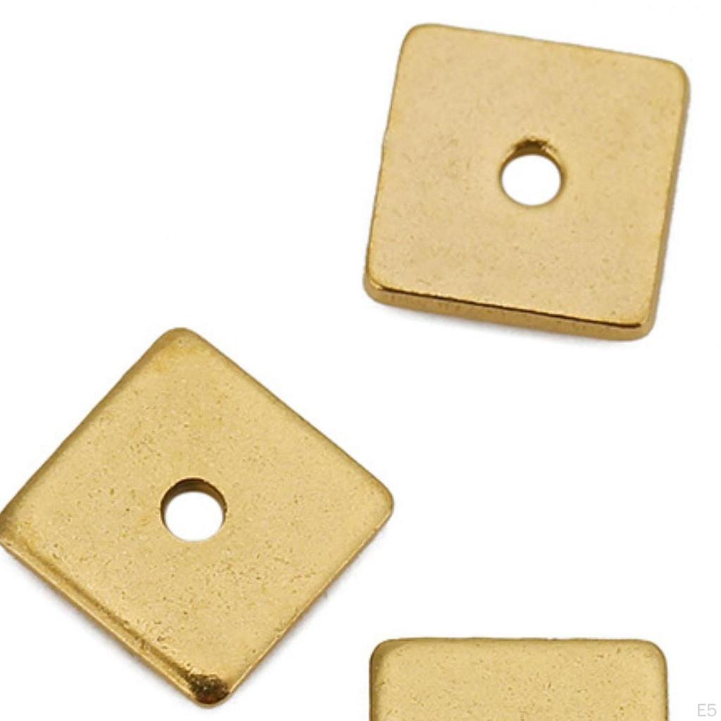 50 штук квадратных бусин для рукоделия, изготовления украшений и ожерелий