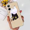 Чехол для Realme 10 RMX3630 Задняя крышка Милый мультяшный панда Тонкий мягкий прозрачный силиконовый чехол для телефона Для Realme 10 Pro Plus RMX3687 Capa