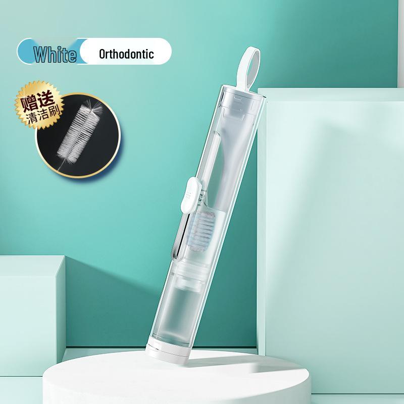 ETravel 2-в-1 Портативная Складная Зубная Щетка и Зубная Паста для Ортодонтического Ухода