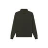 Fear of God Essentials Essentials SS23 Thick Warm Turtleneck Sweater With Front Logo Embroidery Men Sweater Off-Black FOG-SS23-074