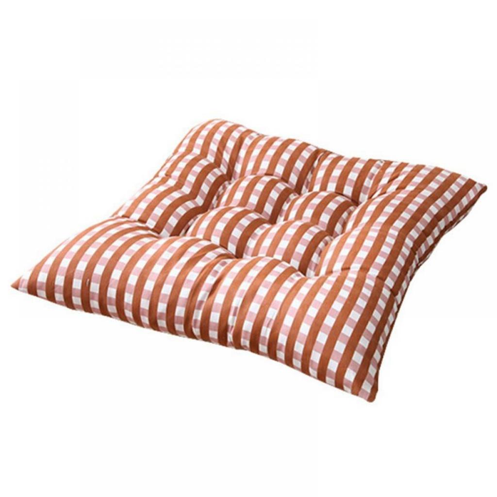 35*35cm Plaid Square Chair Cushion Seat Cushion With Anti-skid Strap Indoor Outdoor Sofa Cushion Pillow Cushion For Home Office