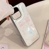 Чехол в стиле Instagram с бантом для щенка для IPhone 17, 16 Pro Max, IPhone 15, Блестки из эпоксидной смолы, Жесткий Huawei 17 мм