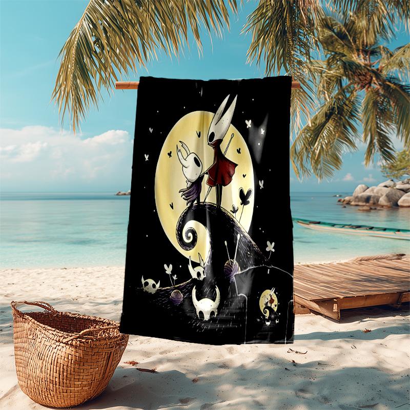 1pc Nightmare Before Christmas Microfiber Beach Towels Quick Dry Towel Sand Beach Towels Pool for Travel Swim Pool. S7290139