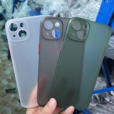 Прозрачный матовый жесткий чехол из ПП для iPhone 14 Pro/Pro Max
