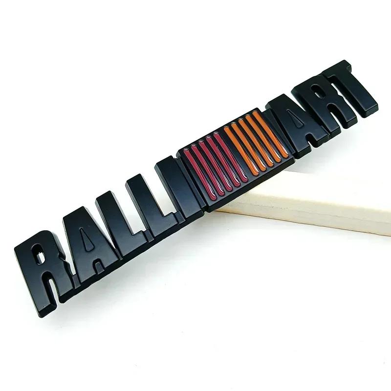 3D Metal Car Styling RalliArt Front R5Grille Emblem Sticker Car Rear Trunk Badge For Mitsubishi RalliArt Lancer Ralli Art 9 10 Asx