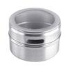 Spice Jar Food Grade Good Seal Performance Stainless Steel Spice Container for Travel