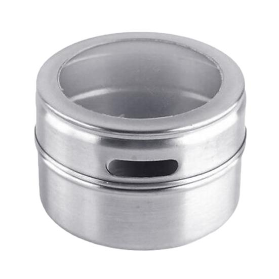 Spice Jar Food Grade Good Seal Performance Stainless Steel Spice Container for Travel