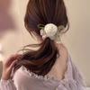 Girls Hair Band Korean Style Hair Rope Women Hair Ring Rose Flower Hair Scrunchies Ponytail Holder