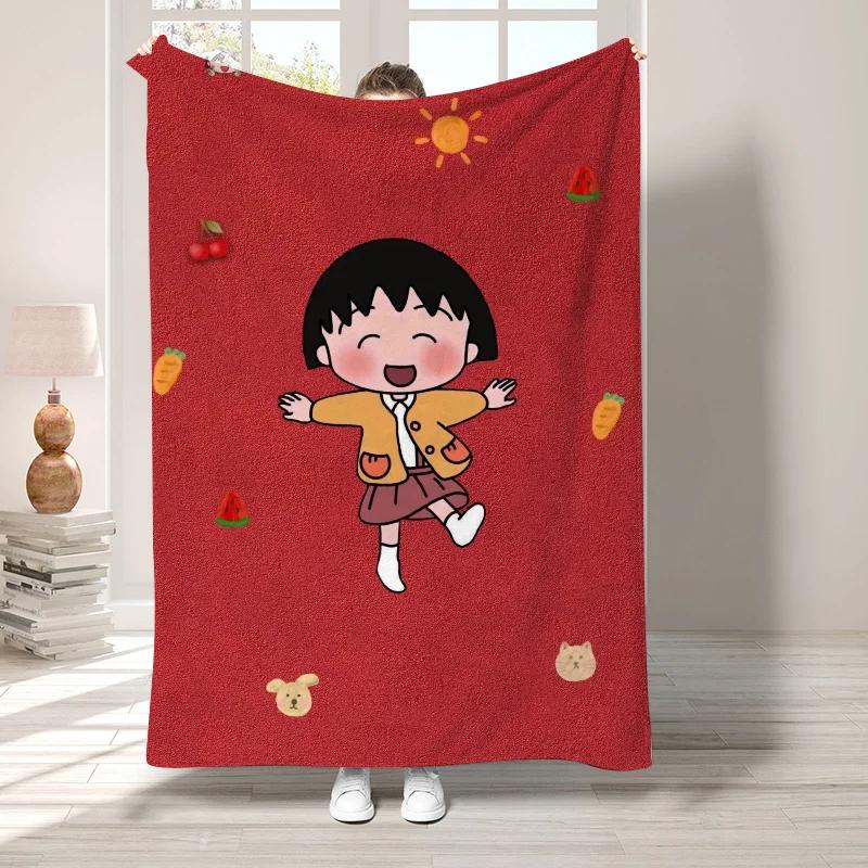 C-Chi-bi Maruko Bedroom Decoration Fleece Blanket for Decorative Sofa Fluffy Soft Blankets Bedspread on the Bed Boho Home Decor