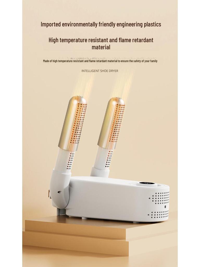 2024 Smart Foldable Shoe Dryer with Temperature Control, Disinfection, and Deodorization