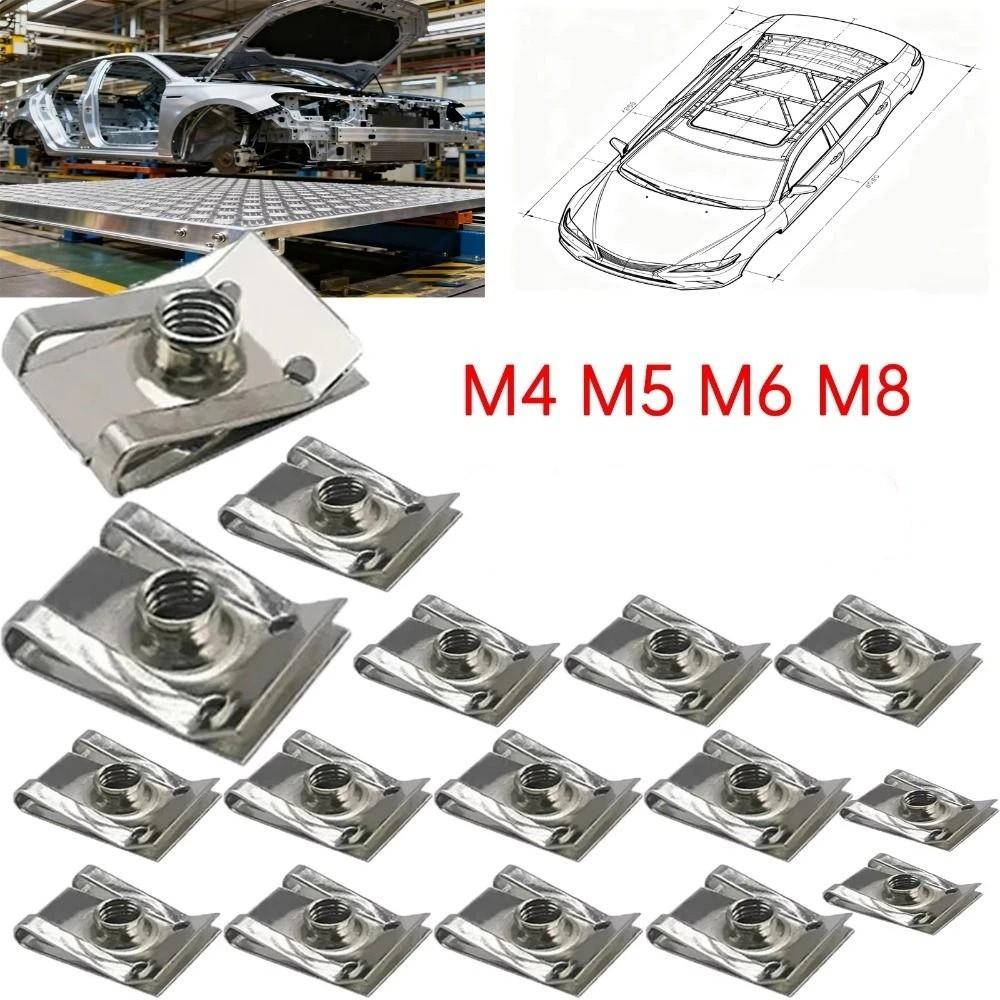 Durable Nut Screws Flat Head Nutsert Cap M 4 - M 8 Threaded Rivet Hardware