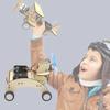 Детский DIY деревянный научный модель-конструктор маленькой машинки на ветряной тяге, настраиваемая развивающая игрушка