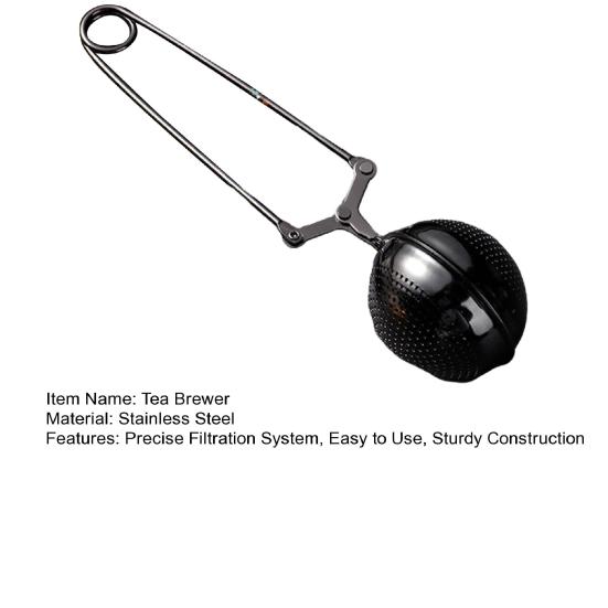 Чайник из нержавеющей стали, легко чистится, заварник для чая, мелкое сверление отверстий, эффективная фильтрация, ситечко для чая