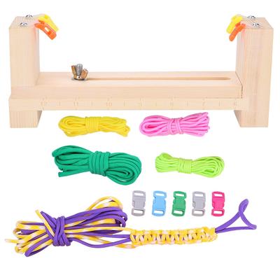 Jig Wood Paracord Bracelet Maker Parachute Cord Wristband Makers DIY Craft Tool