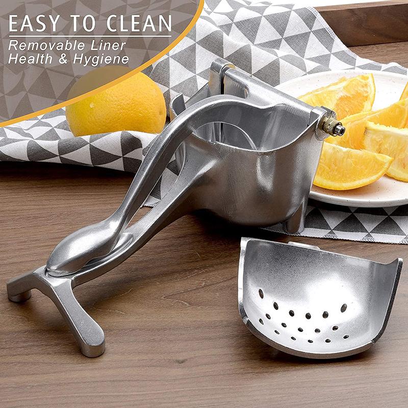 Ручная соковыжималка из алюминиевого сплава, ручная соковыжималка для фруктов, граната, апельсина, лимона, кухонные аксессуары
