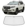 Proadsy Передний солнцезащитный козырек для Toyota Prado 150 серии УФ-защита приборной панели с сумкой для хранения (Поздняя модель, 2017.9-Настоящее время) - Складной, 4-слойный, теплоизоляционный, 99%