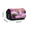 Pink Wonderland Double Flip Pen Case for Boy and Girls Best Gift 3D Cartoon Pencil Pouch School Pencil Bag for Children
