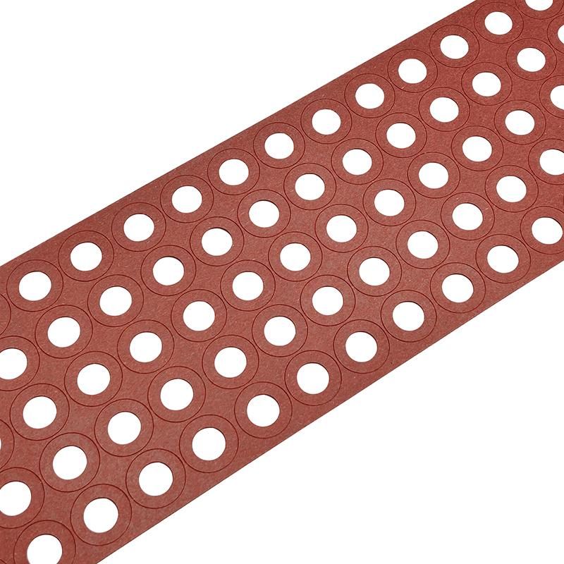 200 шт. Изолятор для аккумулятора 18650 Изоляционное кольцо Клейкий картон Красный