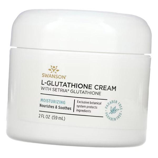 Skin Cream, L-Glutathione Cream with Setria Glutathione, Swanson 59ml (43280030)