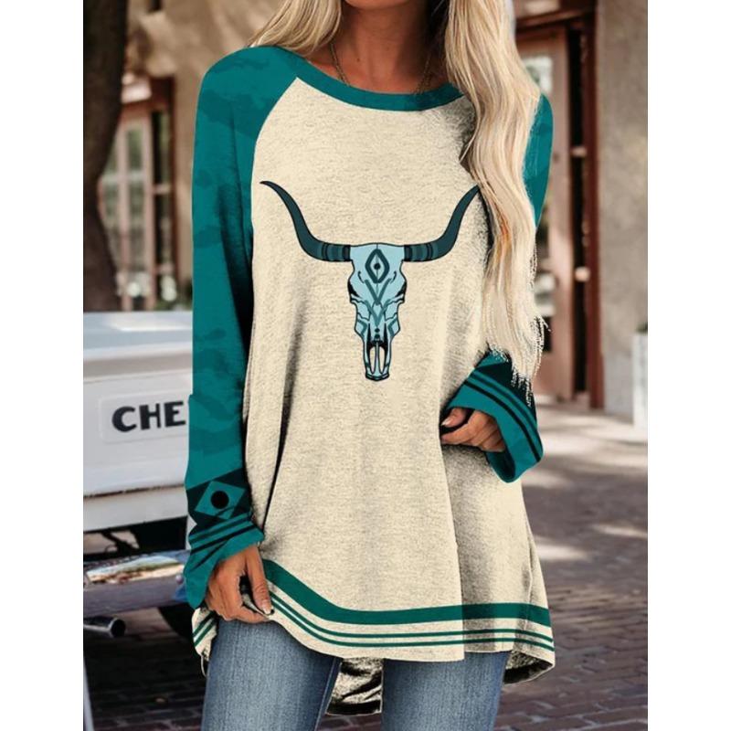 New Women'S Long Sleeve T-Shirt Loose Version Comfortable Top Clothing High Quality Fashion Long Sleeve Round Neck Casual Top