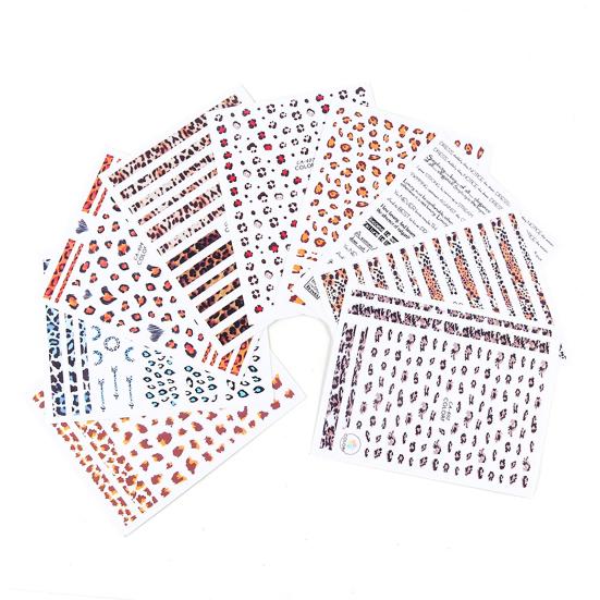 Наклейка, которую легко наклеить, изысканный модный леопардовый принт