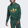Adidas Толстовка с капюшоном Collegiate Badge, мужская уличная одежда зеленая Collegiate IL2354