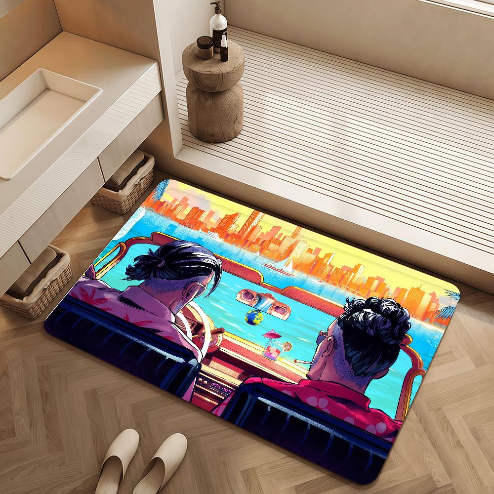 Door Mat Bedside Cool Entrance Bath Floor PNL Rapper Decoration Corridor Door Mat Carpet Living Room Balcony