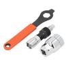 Cycling Crank Extractor Arm Remover Bottom Bracket Remover with 16mm Spanner Wrench Crank Repair Tool Kit 3pc Set