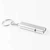 Survival Whistle Safety Keychain Dual Frequency Emergency Aluminium Alloy Practical Outdoor Hiking Camping